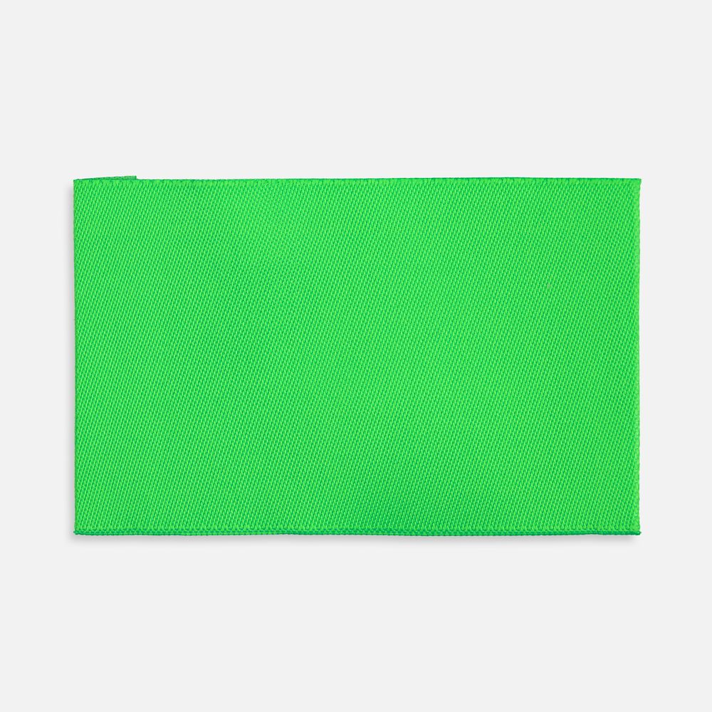 Лейбл тканевый Epsilon, XL, зеленый неон