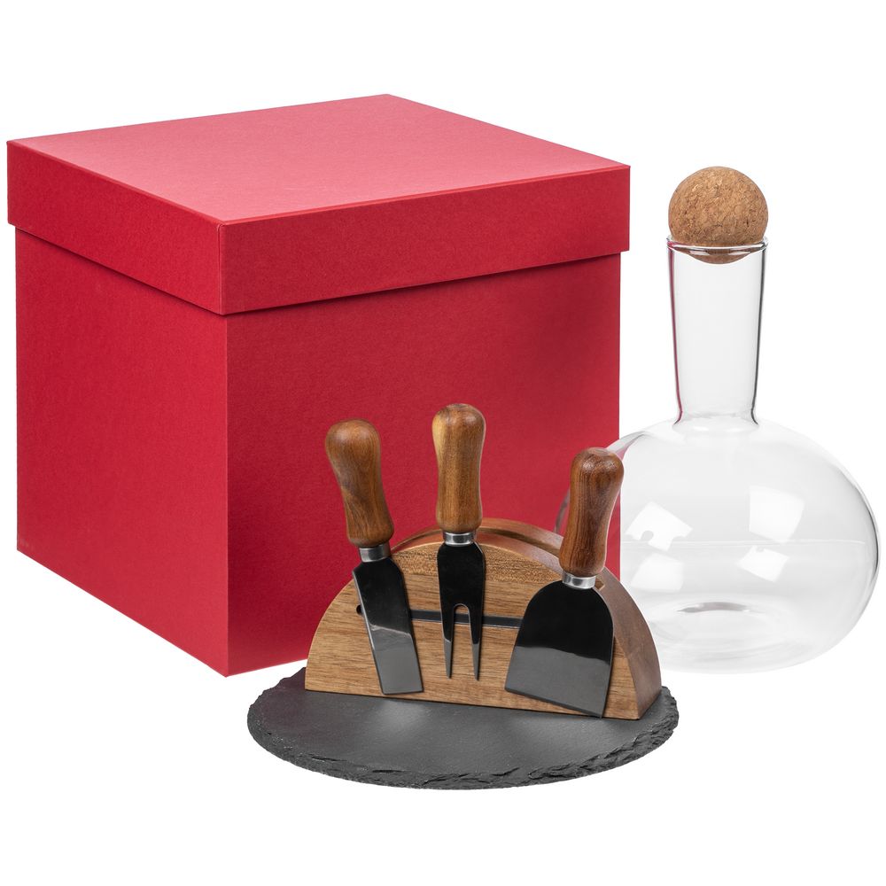 Коробка Cube L, красная / Миниатюра WWW (1000)