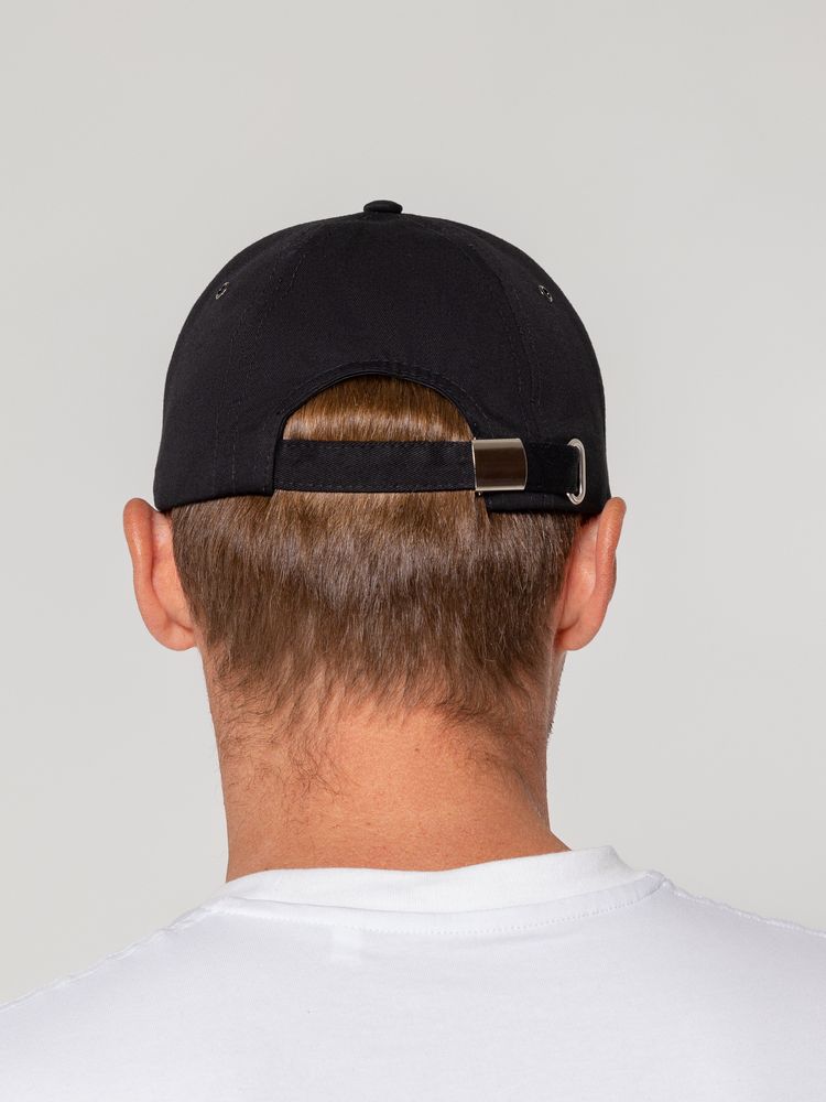 Бейсболка Canopy, черная с белым кантом / Миниатюра WWW (1000)