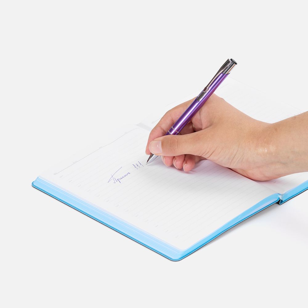 Ручка шариковая Keskus, фиолетовая / Миниатюра WWW (1000)