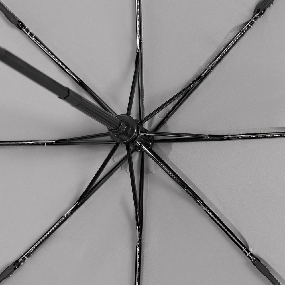 Зонт складной Hard Work с проявляющимся рисунком, серый / Миниатюра WWW (1000)