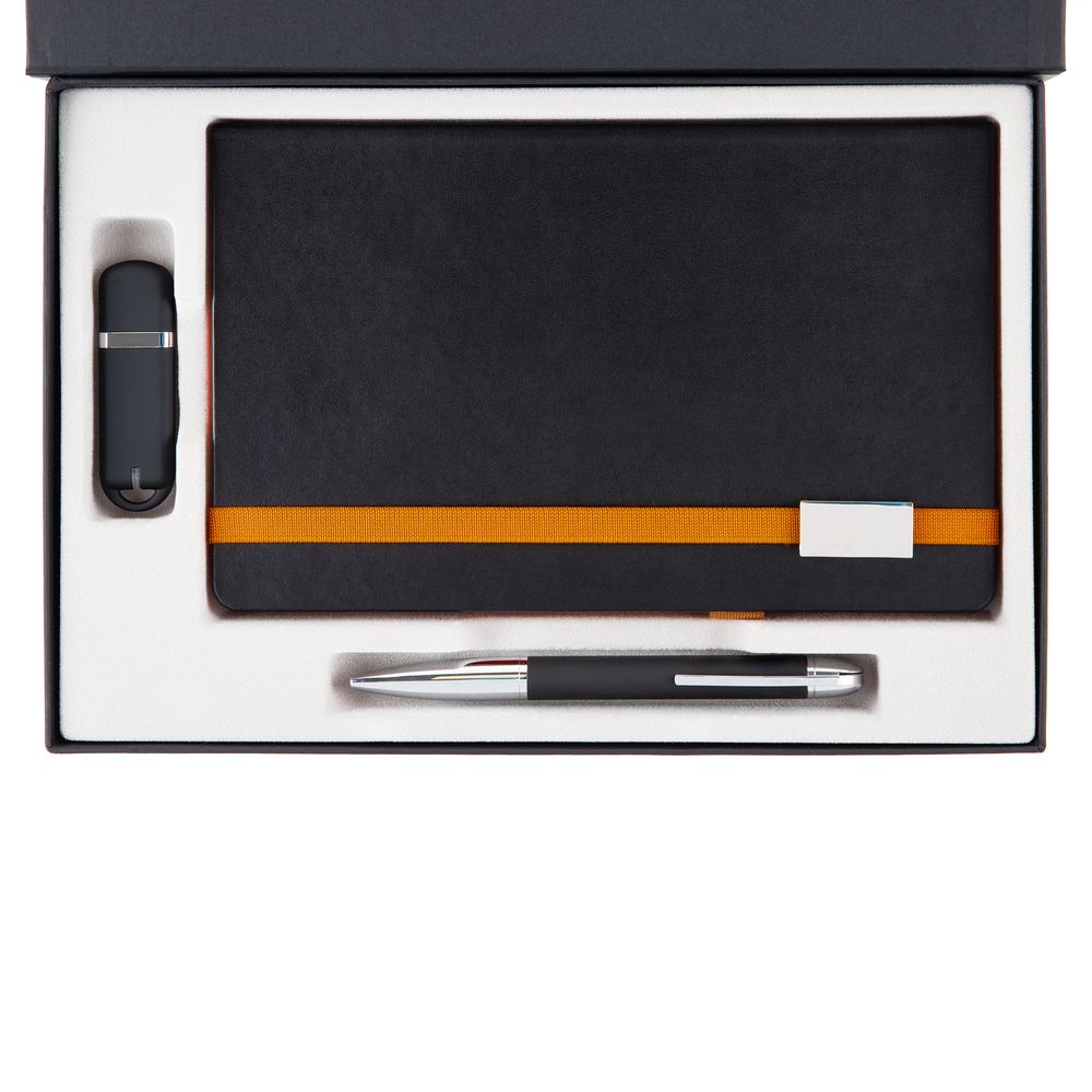 Набор Ton Memory, черный с оранжевым / Миниатюра WWW (1000)