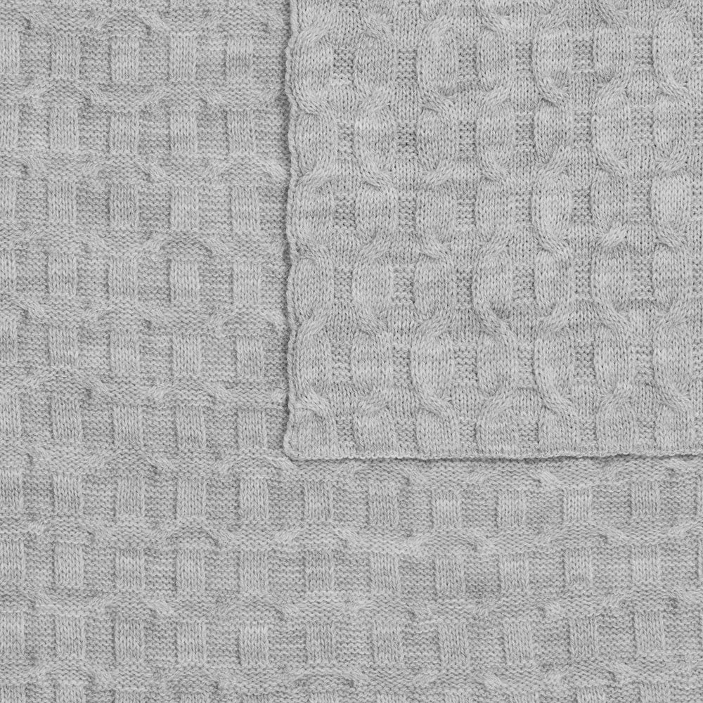 Плед Braidera, серебристо-серый меланж / Миниатюра WWW (1000)