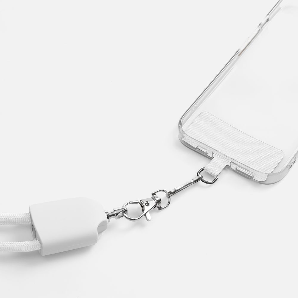 Кабель-ланьярд energyFlex Pro, белый / Миниатюра WWW (1000)