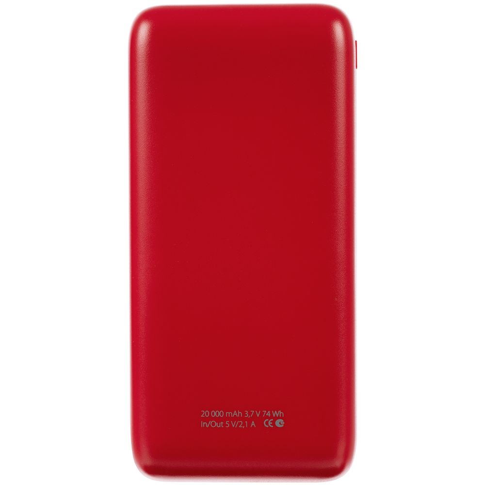 Внешний аккумулятор Gamechanger 20000 мАч, красный / Миниатюра WWW (1000)