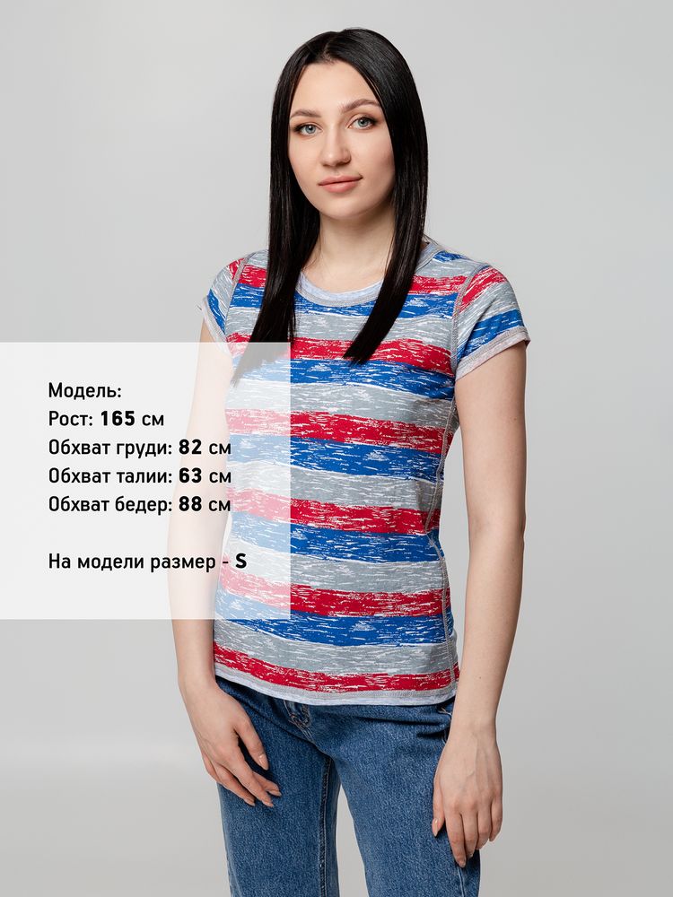 Футболка женская Rayet Lady двусторонняя, красная с синим / Миниатюра WWW (1000)