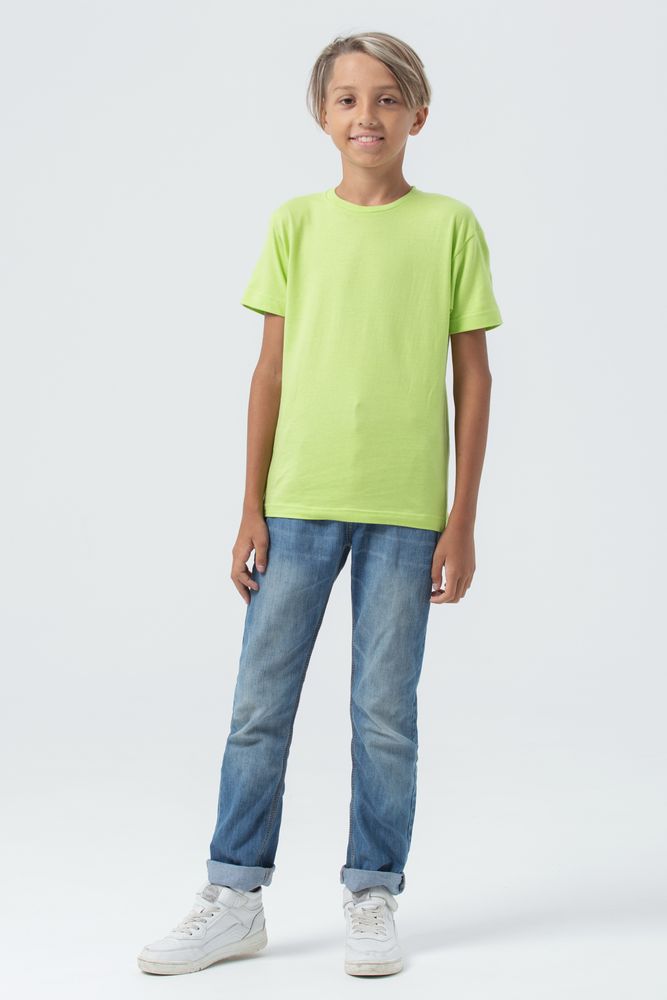 Футболка детская Regent Fit Kids, зеленое яблоко / Миниатюра WWW (1000)