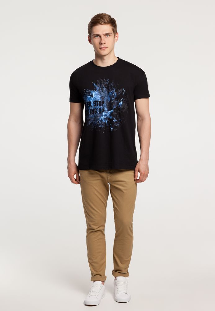 Футболка Look Up, черная / Миниатюра WWW (1000)