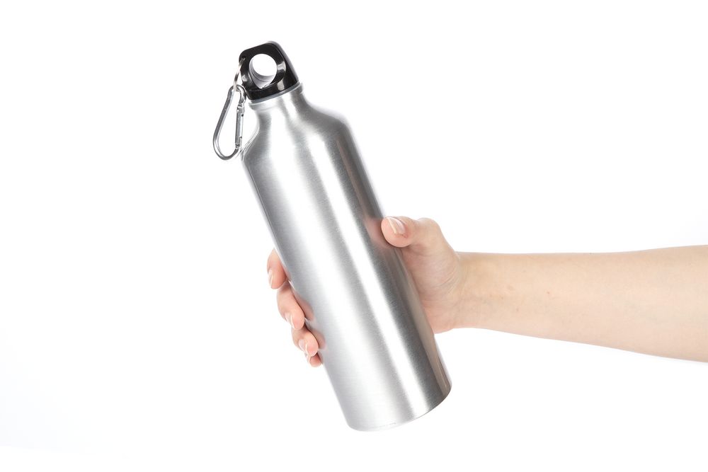 Бутылка для воды Funrun 750, серебристая / Миниатюра WWW (1000)