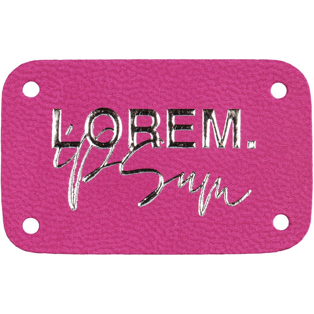 Лейбл Latte, S, розовый / Миниатюра нанесения (1000)