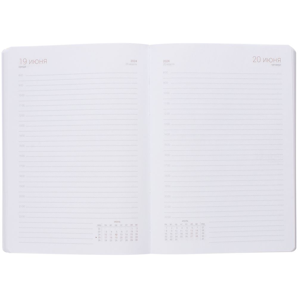 Ежедневник Flex Shall, датированный, серый / Миниатюра WWW (1000)