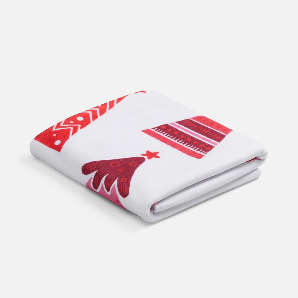 Флисовый плед Imaginario, красный / Миниатюра WWW (1000)