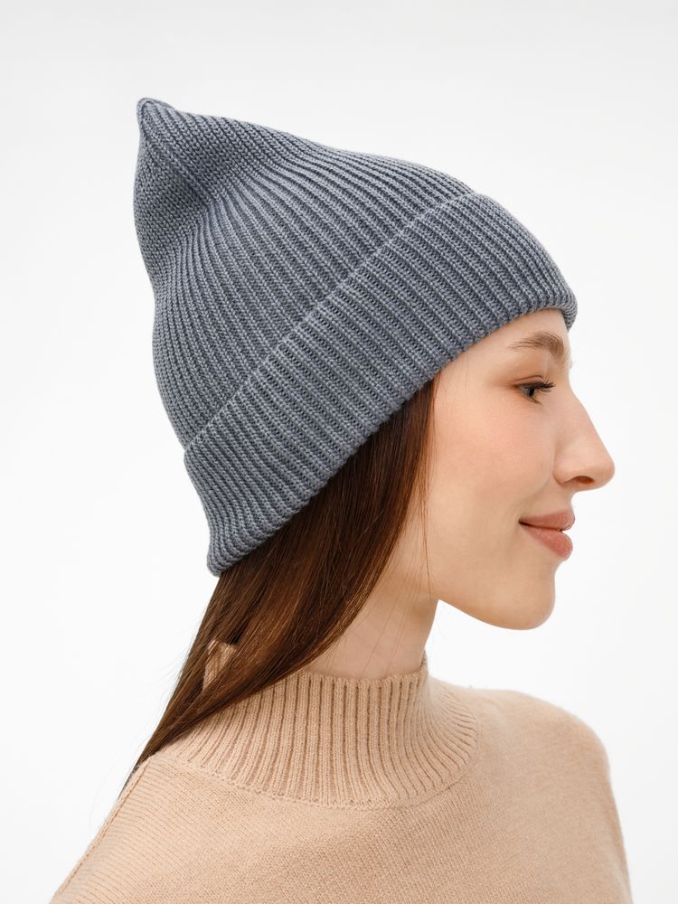 Шапка Nobilis Mono, серая (стальная) / Миниатюра WWW (1000)