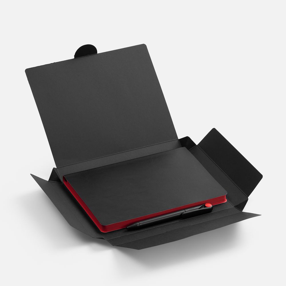 Набор Doppio, черный с красным / Миниатюра WWW (1000)