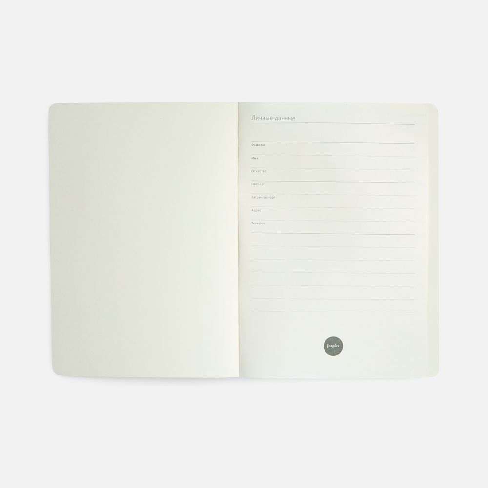 Ежедневник Vale New, недатированный, серый / Миниатюра WWW (1000)