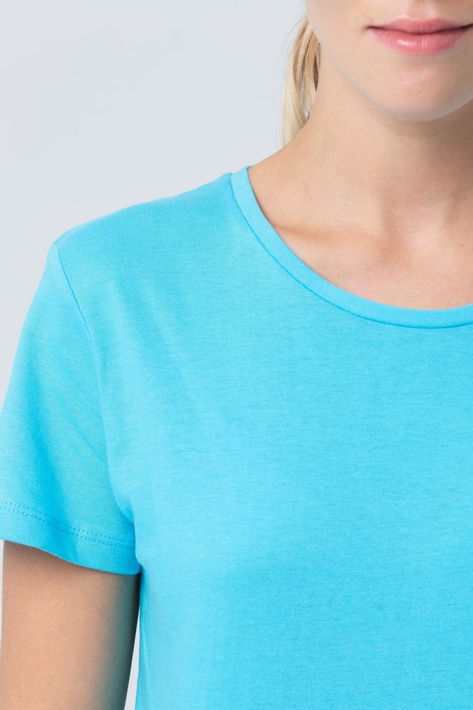 Футболка женская Miss 150, бирюзовая / Миниатюра WWW (1000)