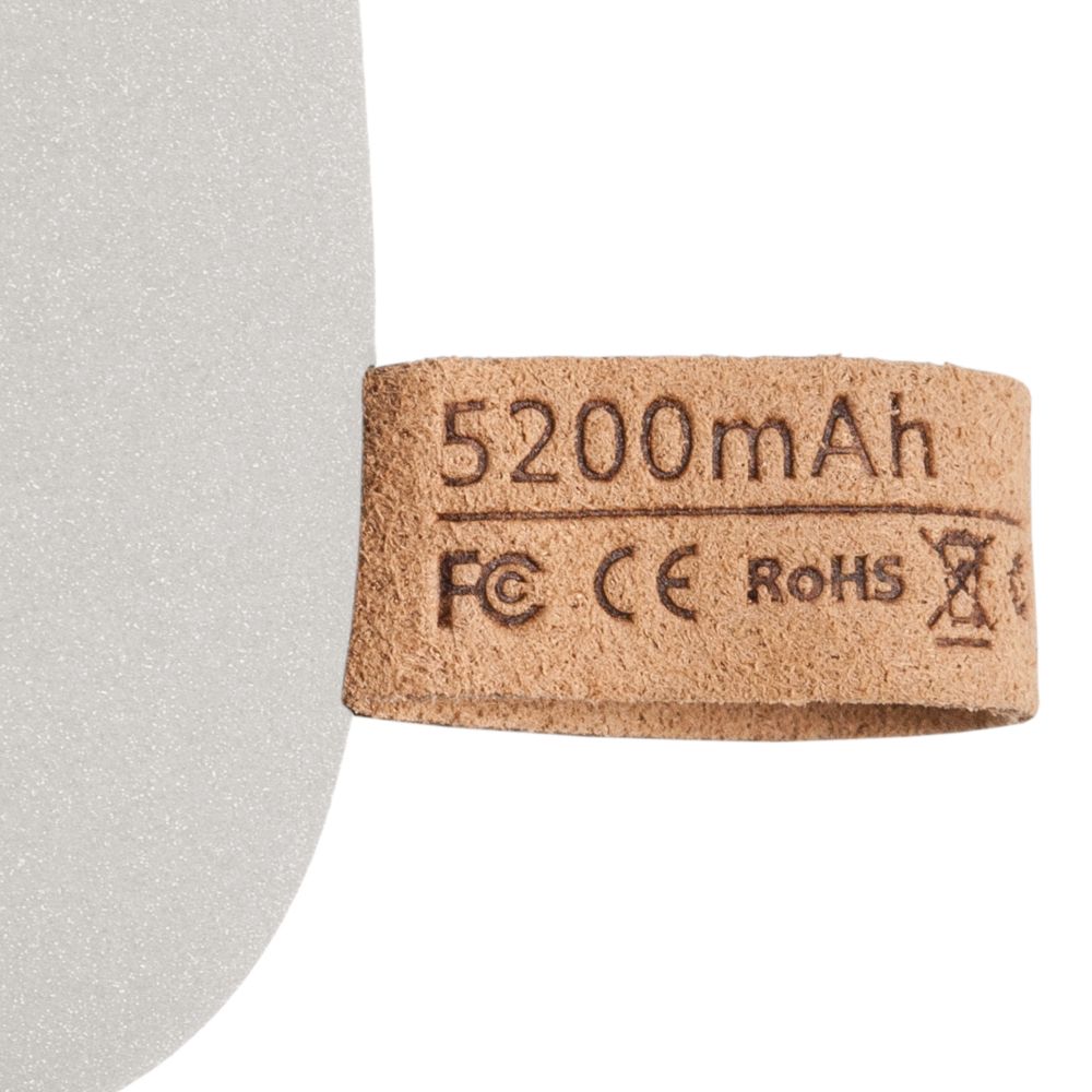 Внешний аккумулятор Pebble 5200 мАч, светло-серый / Миниатюра WWW (1000)