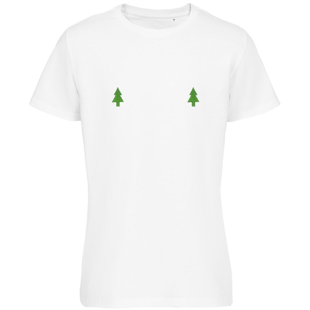 Футболка «100% Новый год», белая / Миниатюра WWW (1000)