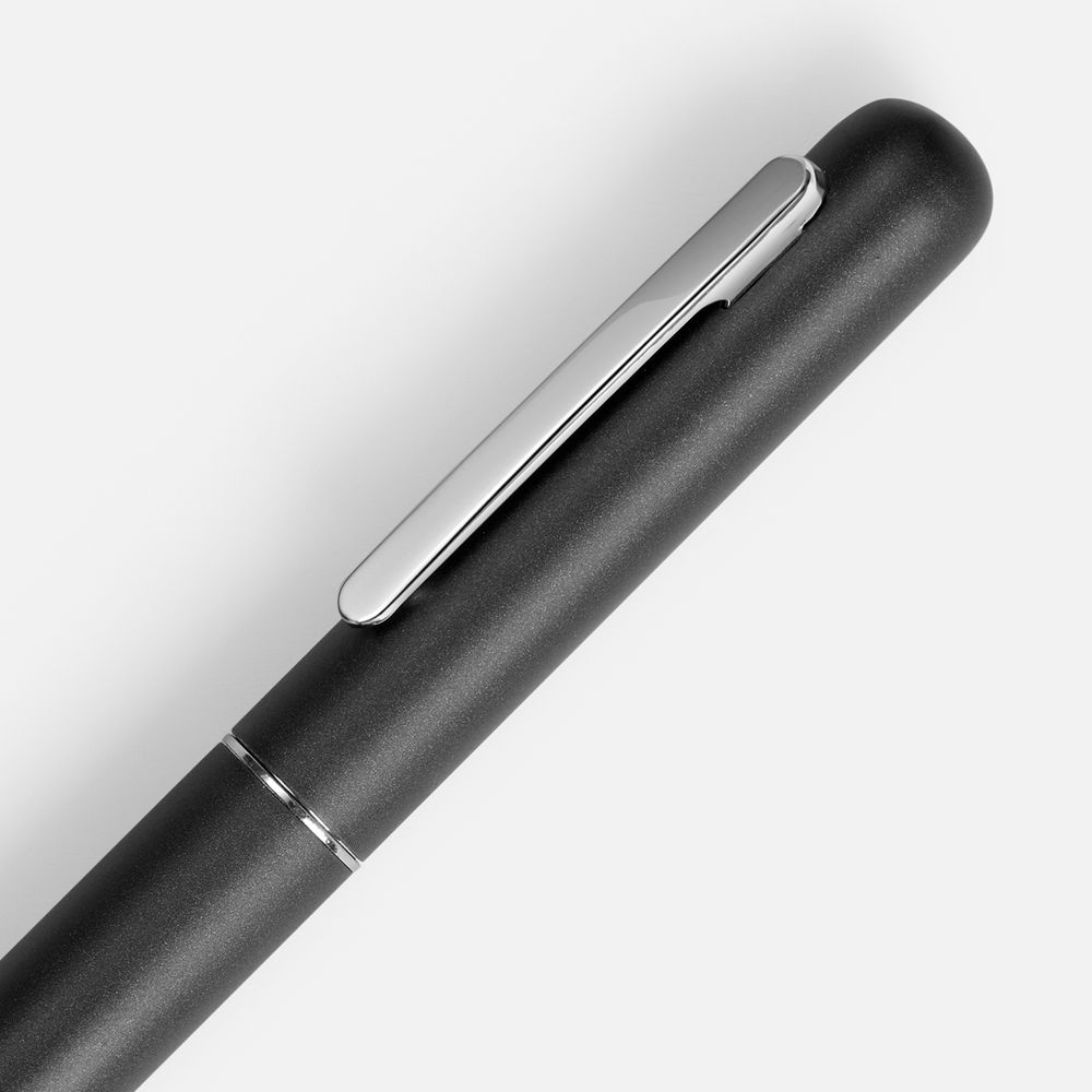 Ручка шариковая Scribo, матовая серая / Миниатюра WWW (1000)