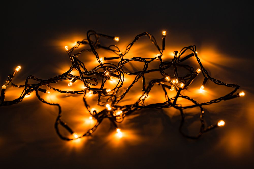 Гирлянда Sparky, светодиодная, теплый свет / Миниатюра WWW (1000)