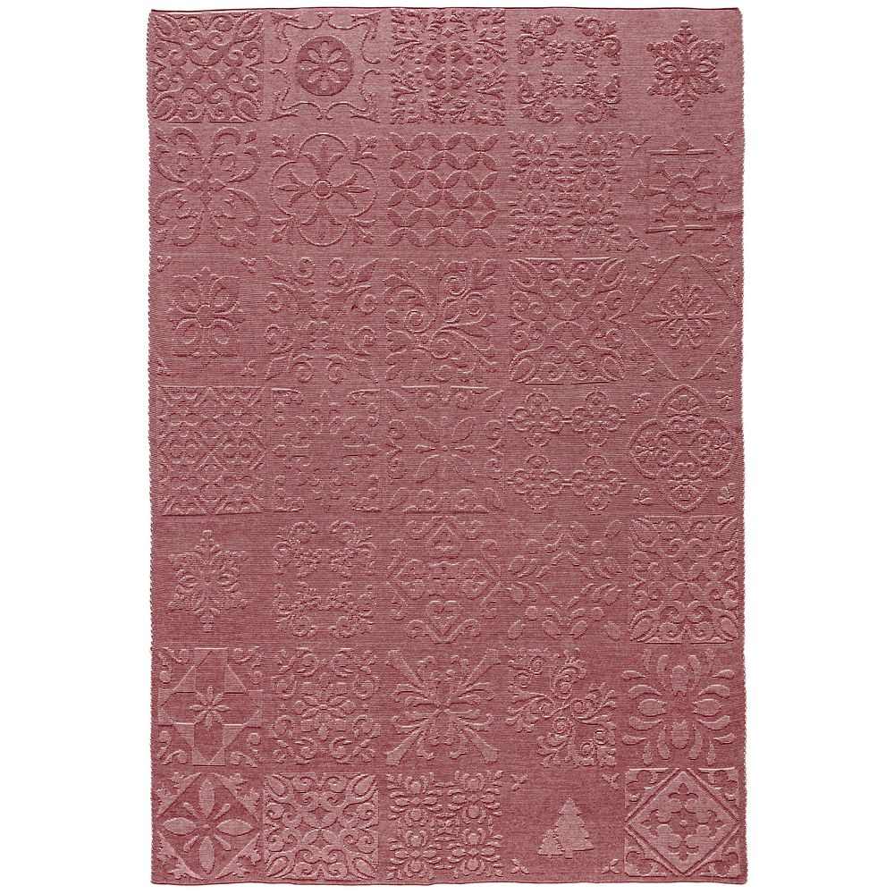 Плед Ornamental, бордовый / Миниатюра WWW (1000)