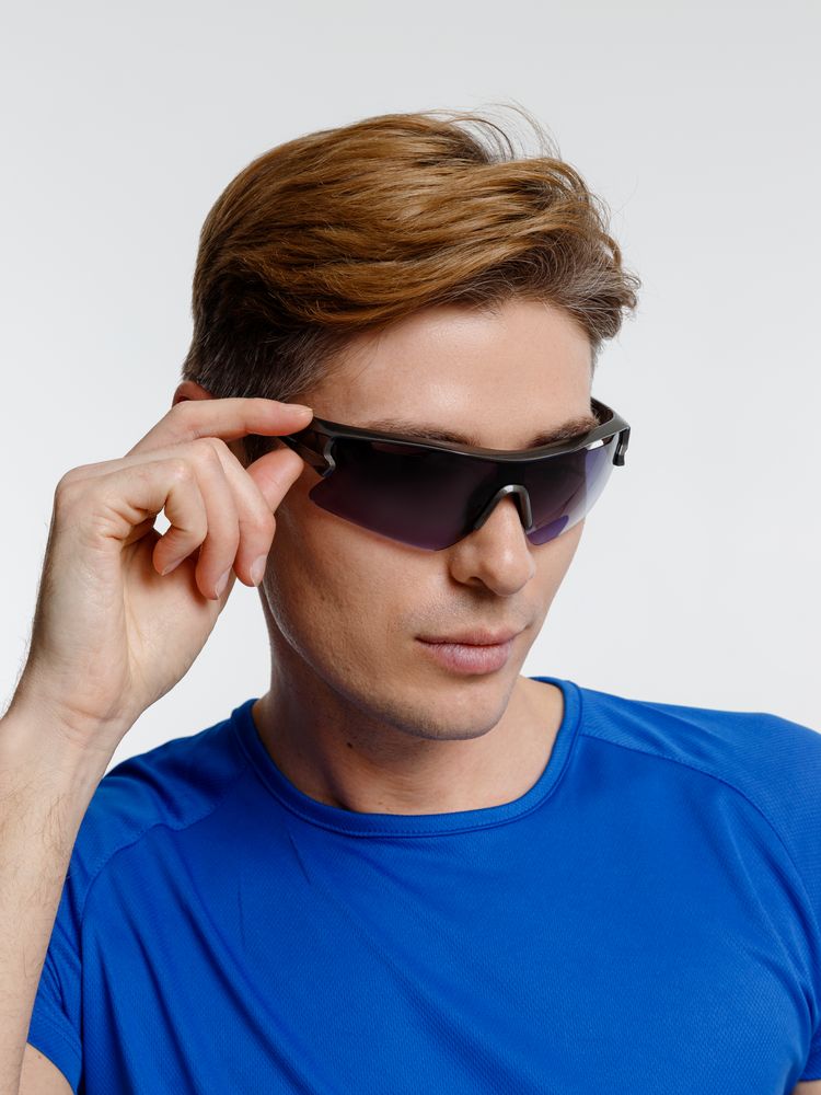 Спортивные солнцезащитные очки Fremad, черные / Миниатюра модельного (1000)