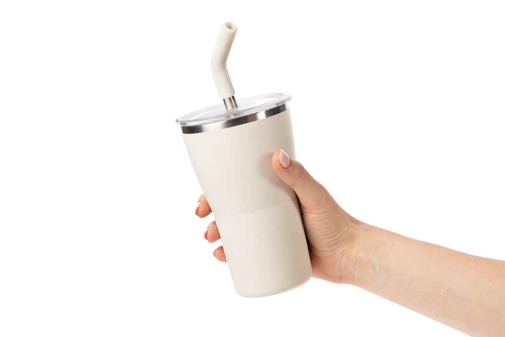 Термостакан Sapporo без логотипа, белый / Миниатюра WWW (1000)