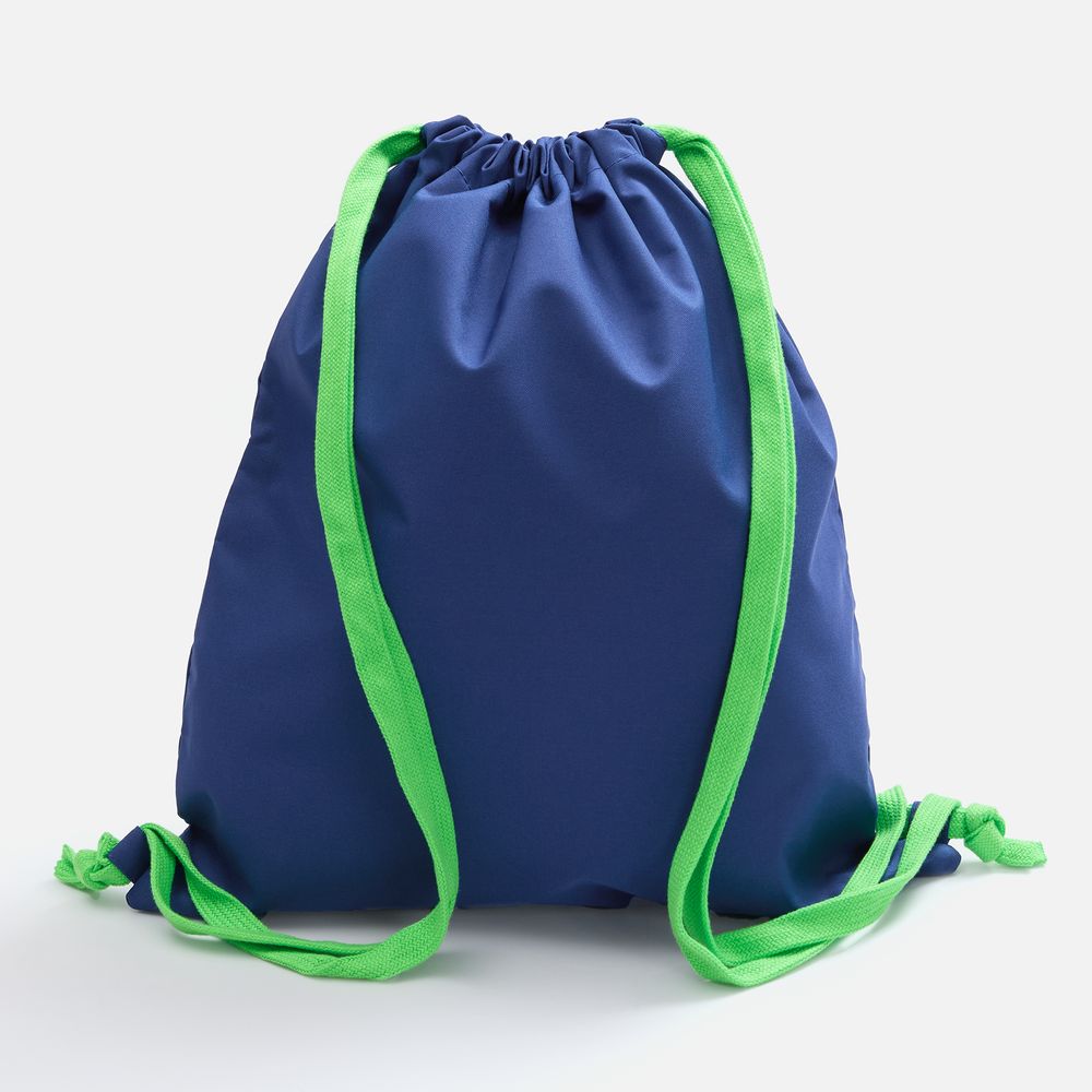 Рюкзак B3, синий с зелеными лямками / Миниатюра WWW (1000)