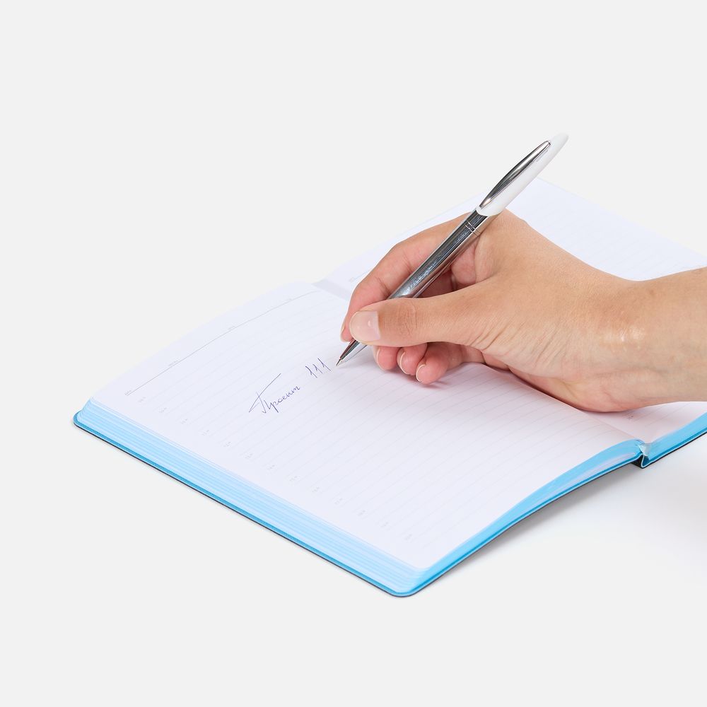 Ручка шариковая Dagger Soft Touch, белая / Миниатюра WWW (1000)