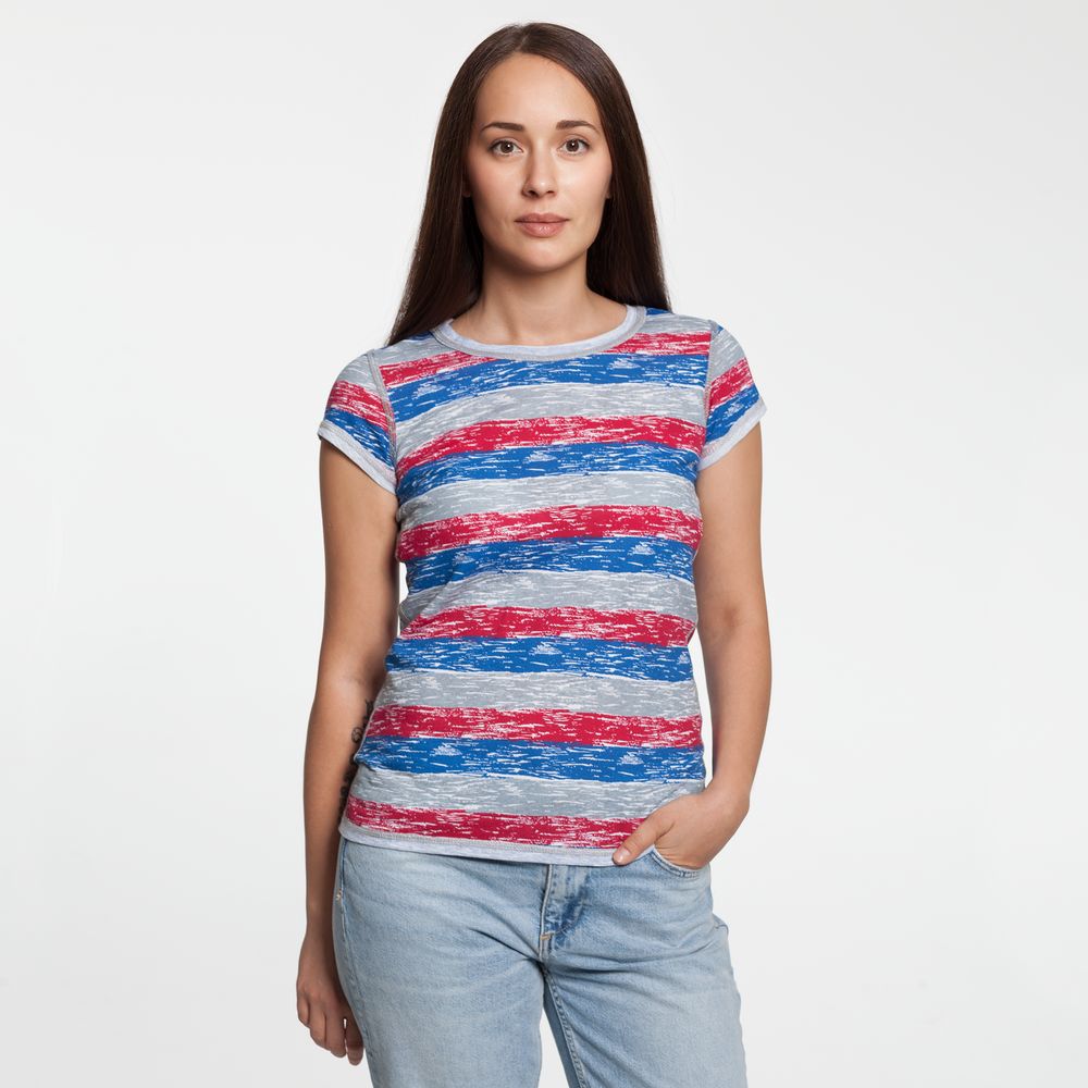 Футболка женская Rayet Lady двусторонняя, красная с синим / Миниатюра WWW (1000)