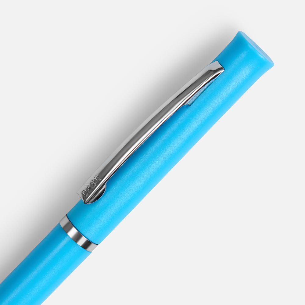 Ручка шариковая Euro Chrome, голубая / Миниатюра WWW (1000)