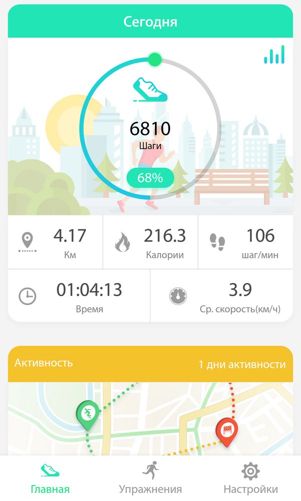 Смарт-шагомер Stegra / Миниатюра WWW (1000)
