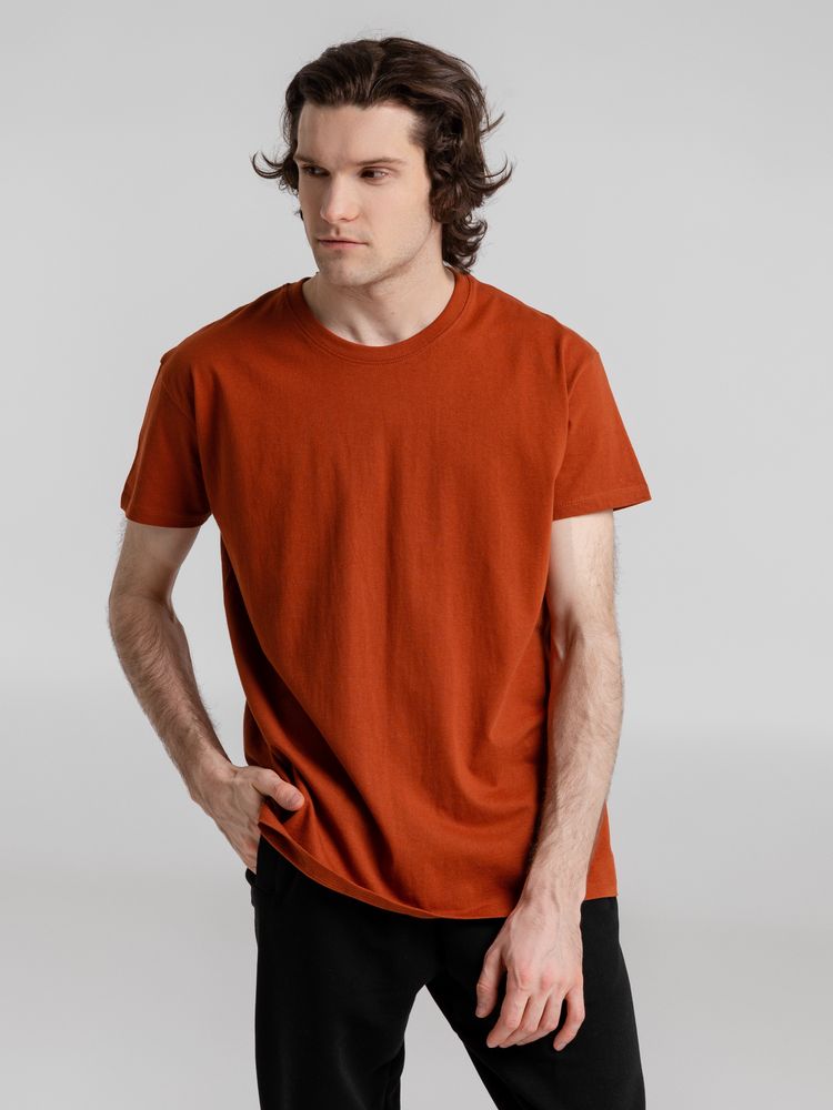 Футболка Imperial 190, коричневая (терракотовая) / Миниатюра WWW (1000)