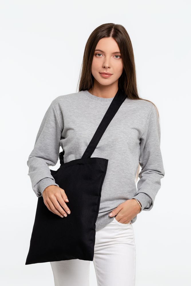 Сумка для покупок с регулируемыми ручками Leta, черная / Миниатюра WWW (1000)