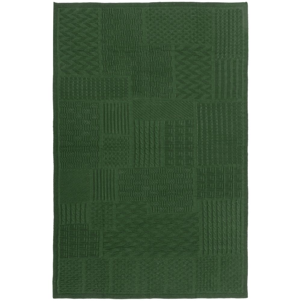 Плед Snippet, темно-зеленый / Миниатюра WWW (1000)