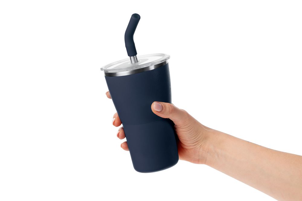 Термостакан Sapporo без логотипа, темно-синий / Миниатюра WWW (1000)