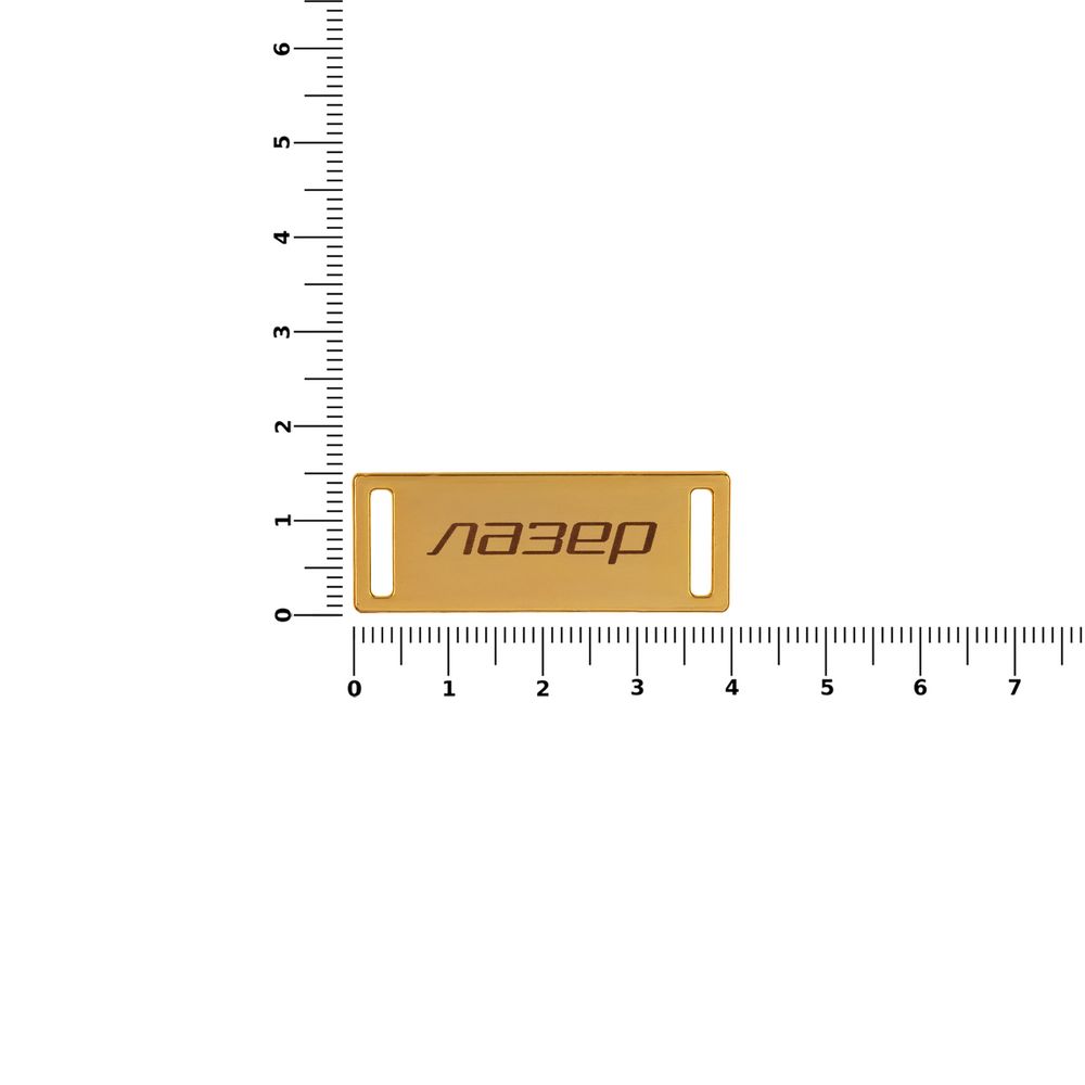 Шильдик металлический Kova, золотистый / Миниатюра WWW (1000)
