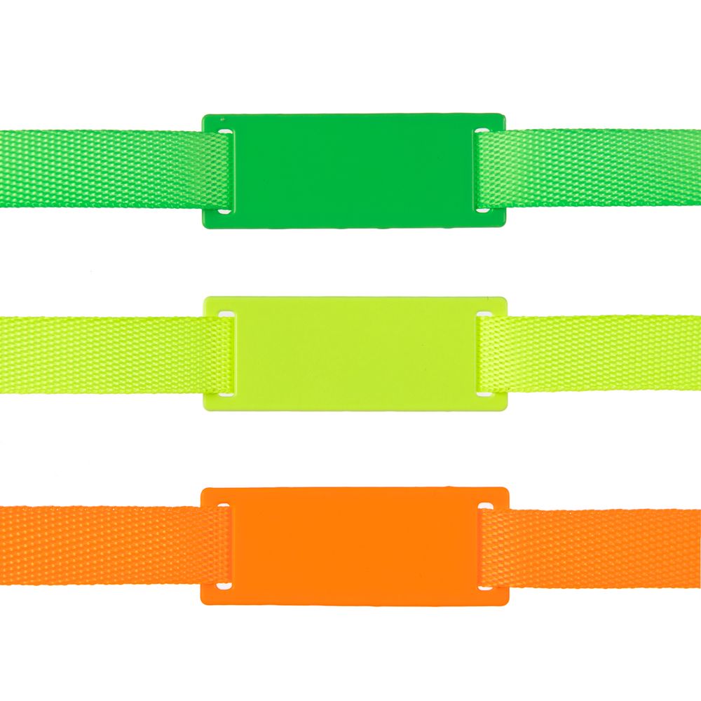 Шильдик металлический Kova, зеленый неон / Миниатюра нанесения (1000)