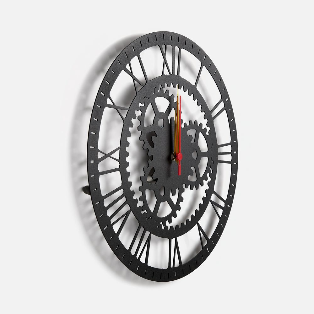 Часы «Ход времени», черные / Миниатюра WWW (1000)