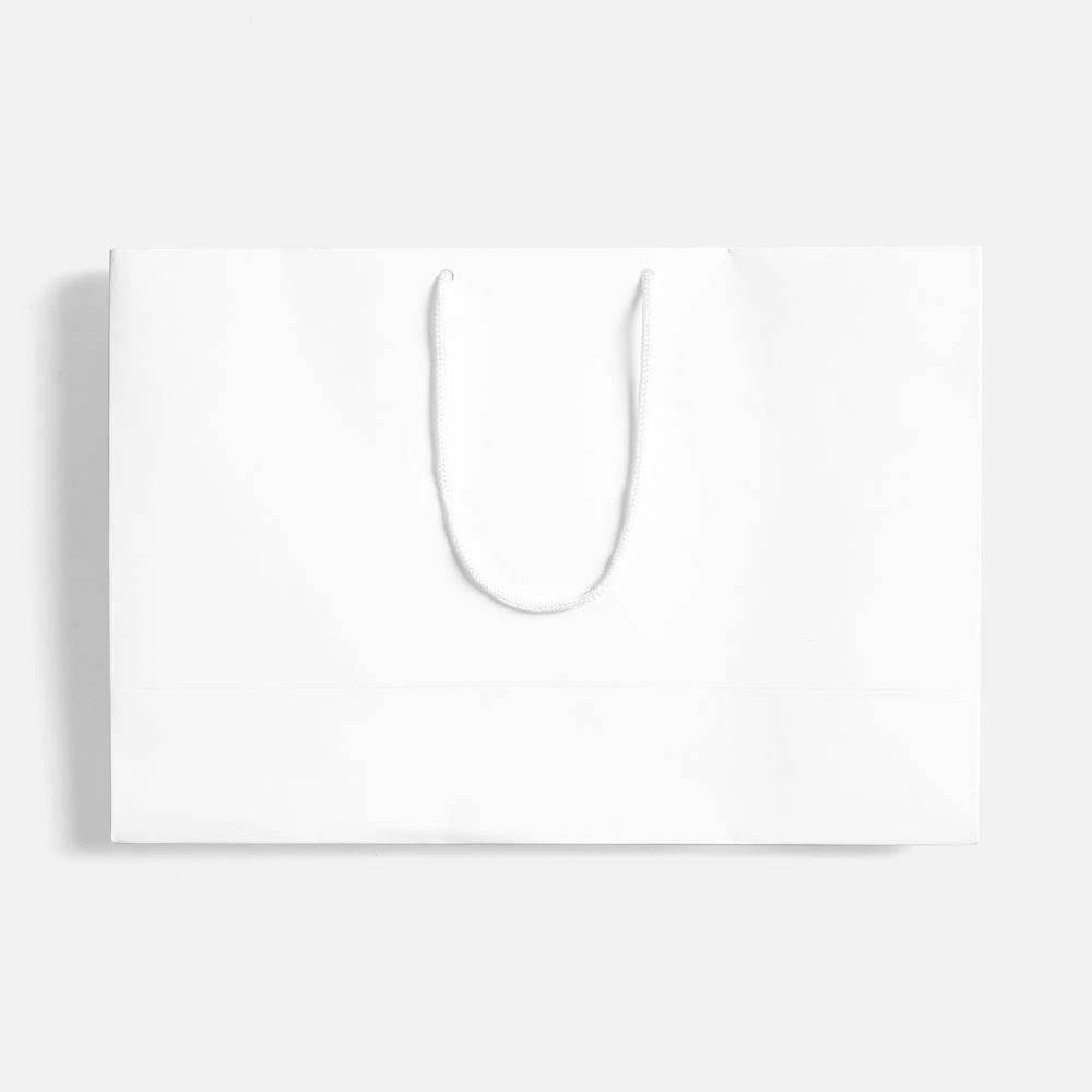 Пакет бумажный Lami Tote M, белый / Миниатюра WWW (1000)