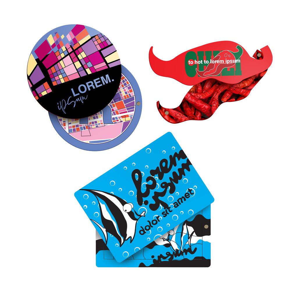 Деревянный пазл с крышкой PuzzleBox на заказ / Миниатюра WWW (1000)