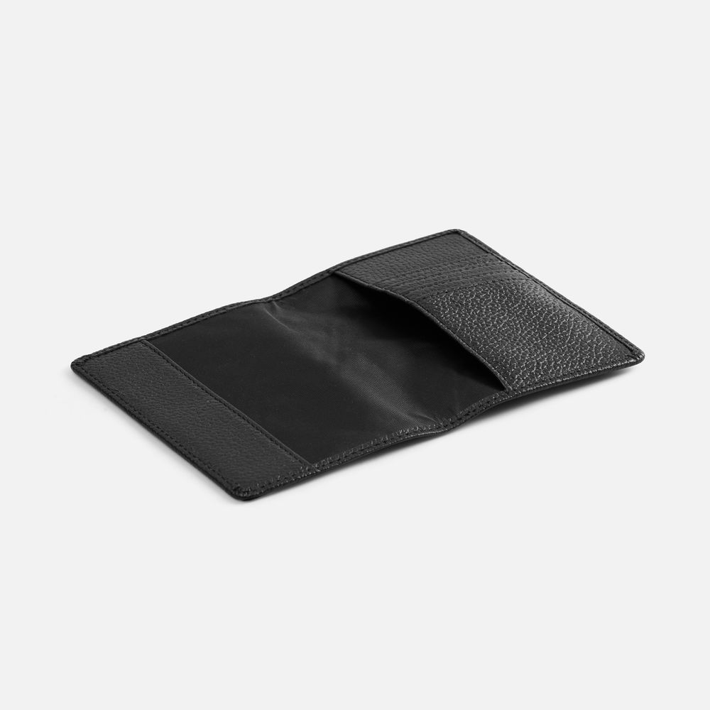 Обложка для паспорта Unison, черная / Миниатюра WWW (1000)