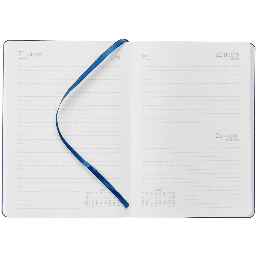 Ежедневник Basis, датированный, синий / Миниатюра WWW (1000)