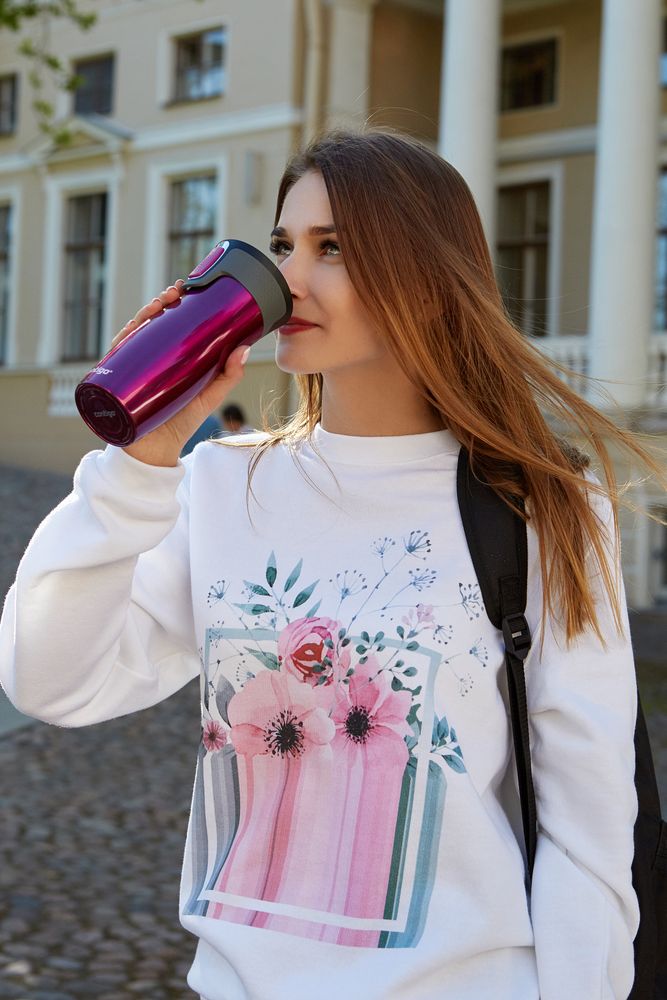 Термостакан Contigo West Loop, малиновый / Миниатюра WWW (1000)