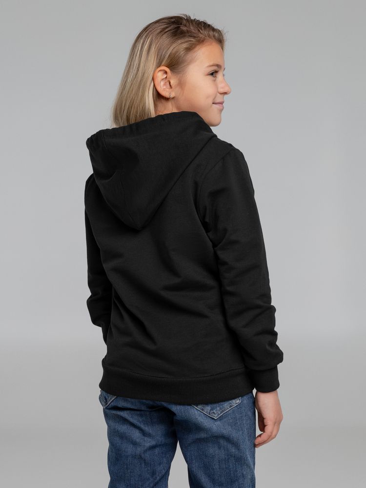 Толстовка с капюшоном детская Kirenga Kids, черная / Миниатюра WWW (1000)
