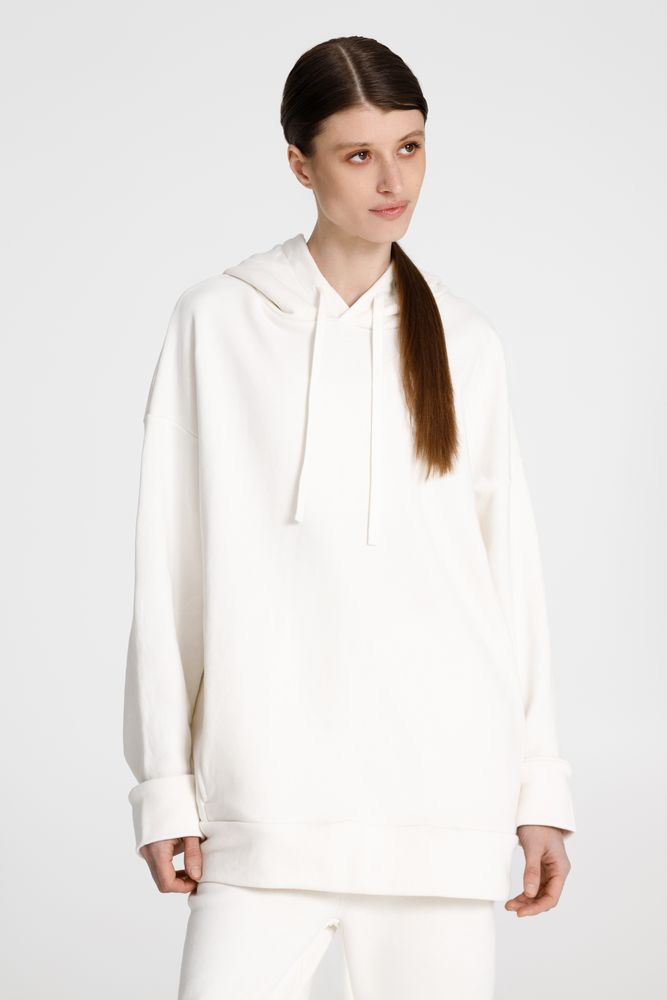 Худи унисекс H2, молочно-белое / Миниатюра WWW (1000)