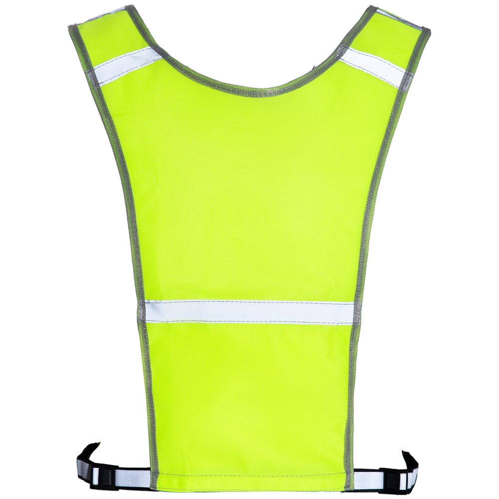 Светоотражающий жилет для бега с маячком Flash, желтый неон / Миниатюра WWW (1000)