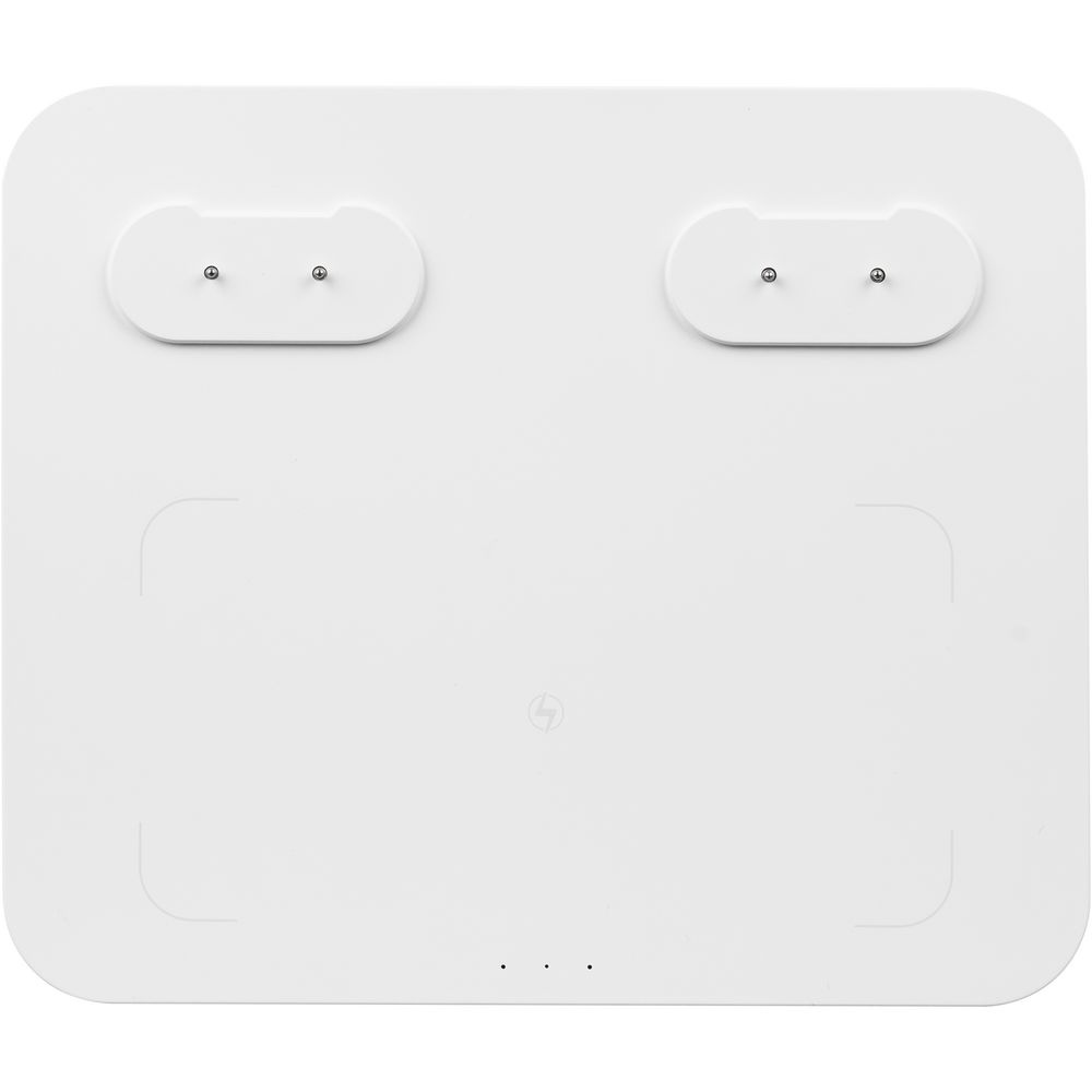 Станция беспроводной зарядки с колонкой и ночником Trilogy, белая / Миниатюра WWW (1000)