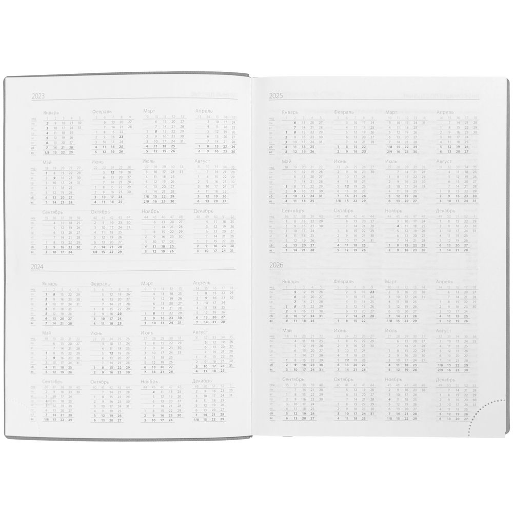 Ежедневник Time, датированный, красный / Миниатюра WWW (1000)