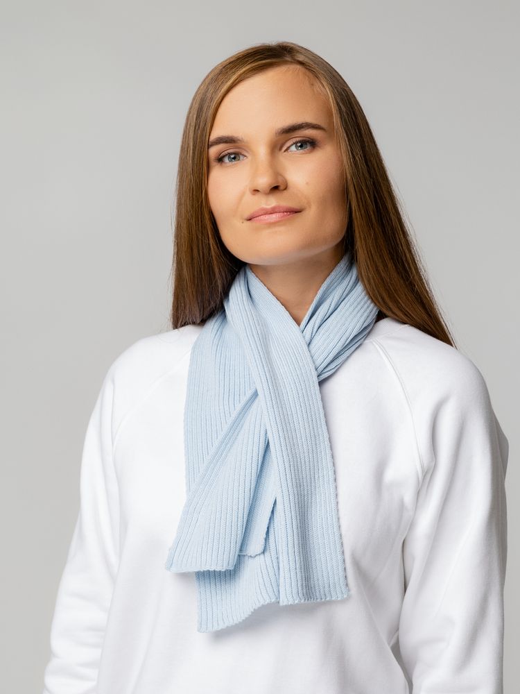 Шарф Yong, голубой / Миниатюра WWW (1000)